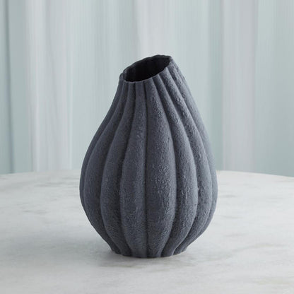Global Views Glow Large Black Vase