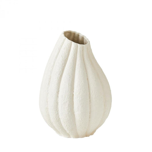 Global Views Glow Large White Vase