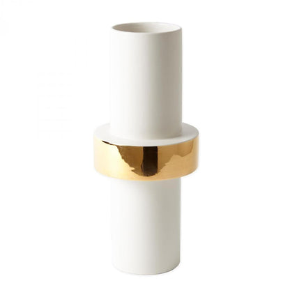Global Views Gold Ring Mid Vase