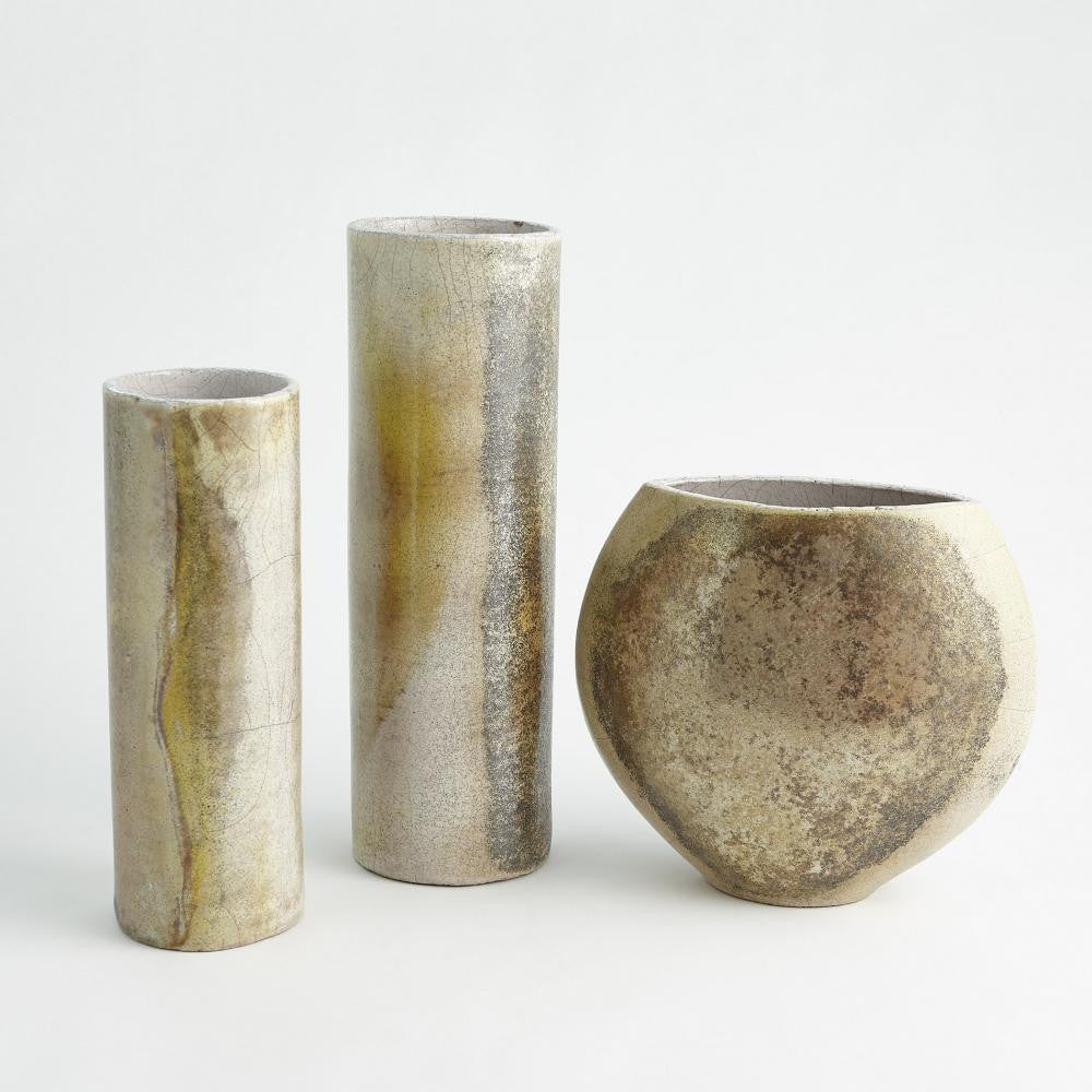 Global Views Golden Raku Large Vase