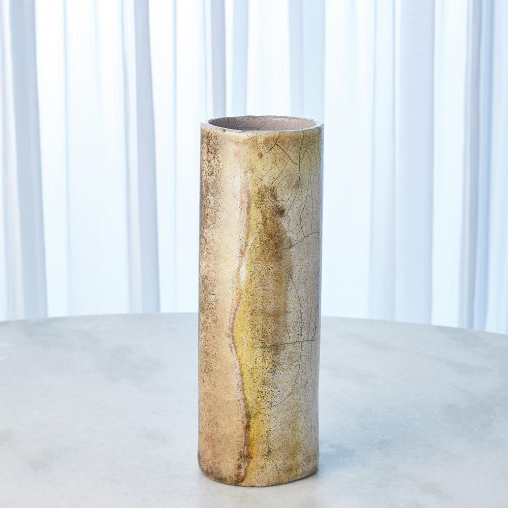 Global Views Golden Raku Small Vase