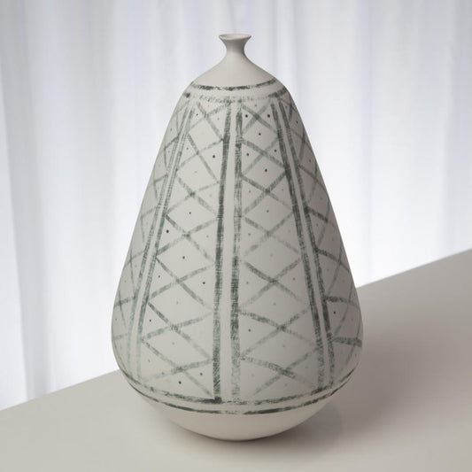 Global Views Grenz Medium Vase Beige