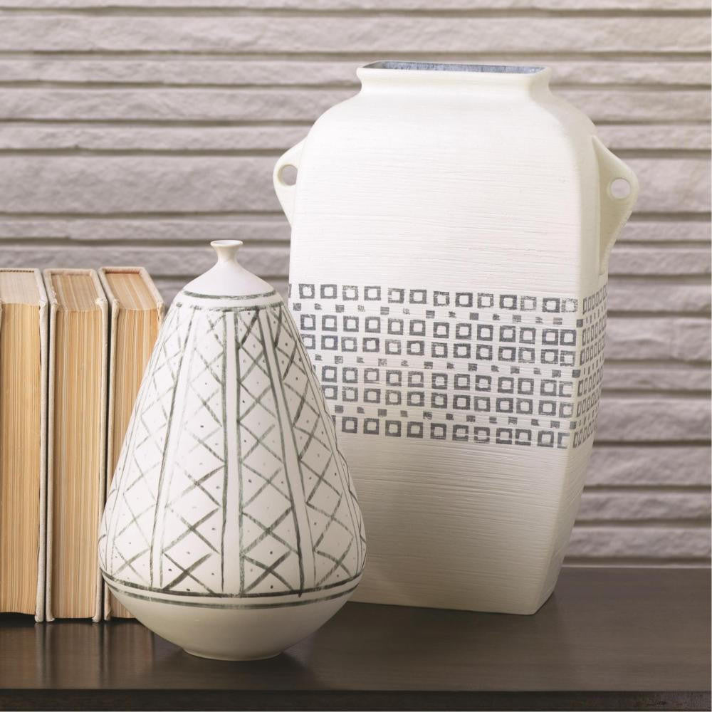Global Views Grenz Small Hand Painted Vase