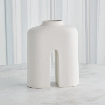 Global Views Guardian Large White/Cream Vase