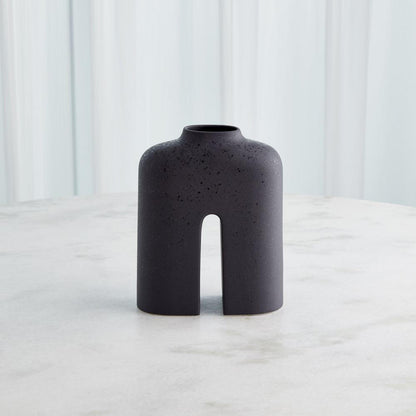 Global Views Guardian Medium Black Vase