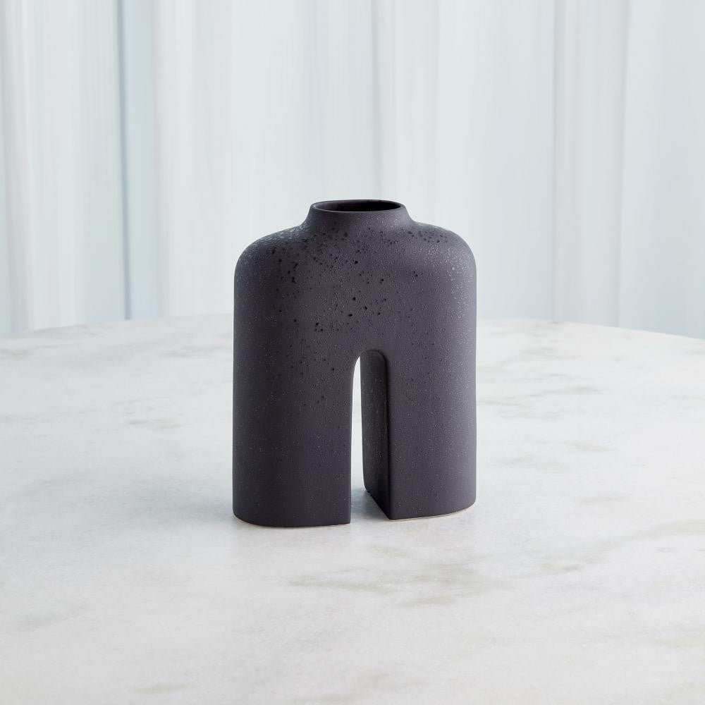 Global Views Guardian Medium Black Vase