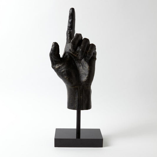 Global Views Hand Sculpture Upward Hand