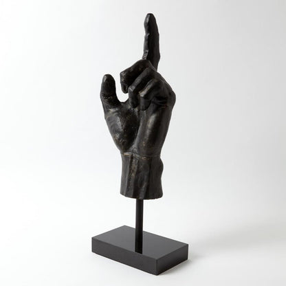Global Views Hand Sculpture Upward Hand