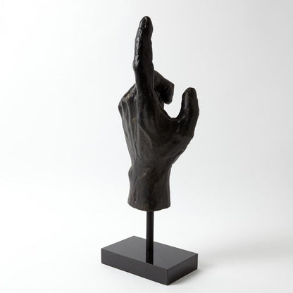Global Views Hand Sculpture Upward Hand