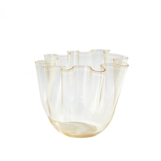Global Views Handkerchief Large Gold Vase