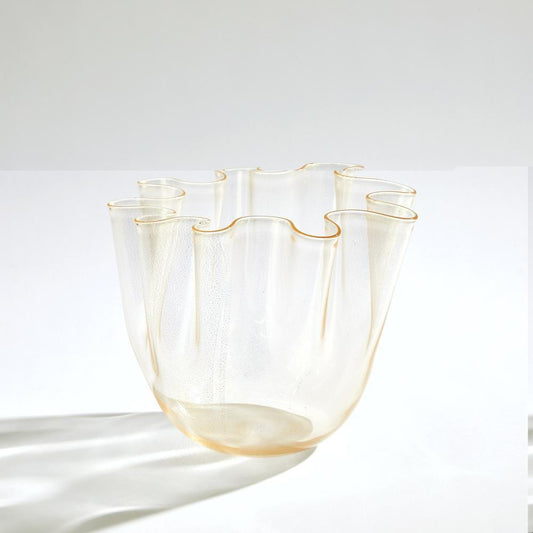 Global Views Handkerchief Large Gold Vase