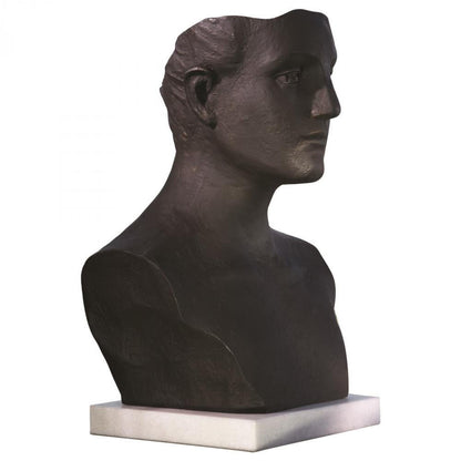 Global Views Head Cast Iron Sculpture