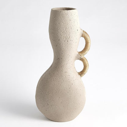 Global Views Hourglass Sandstone Vase