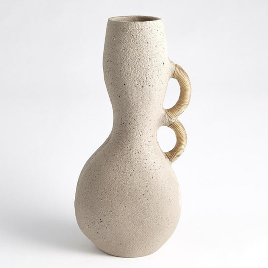 Global Views Hourglass Sandstone Vase