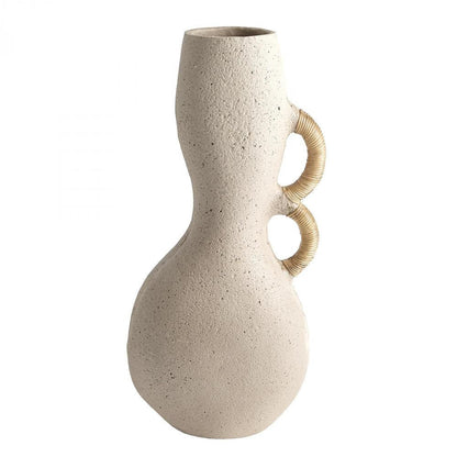 Global Views Hourglass Sandstone Vase