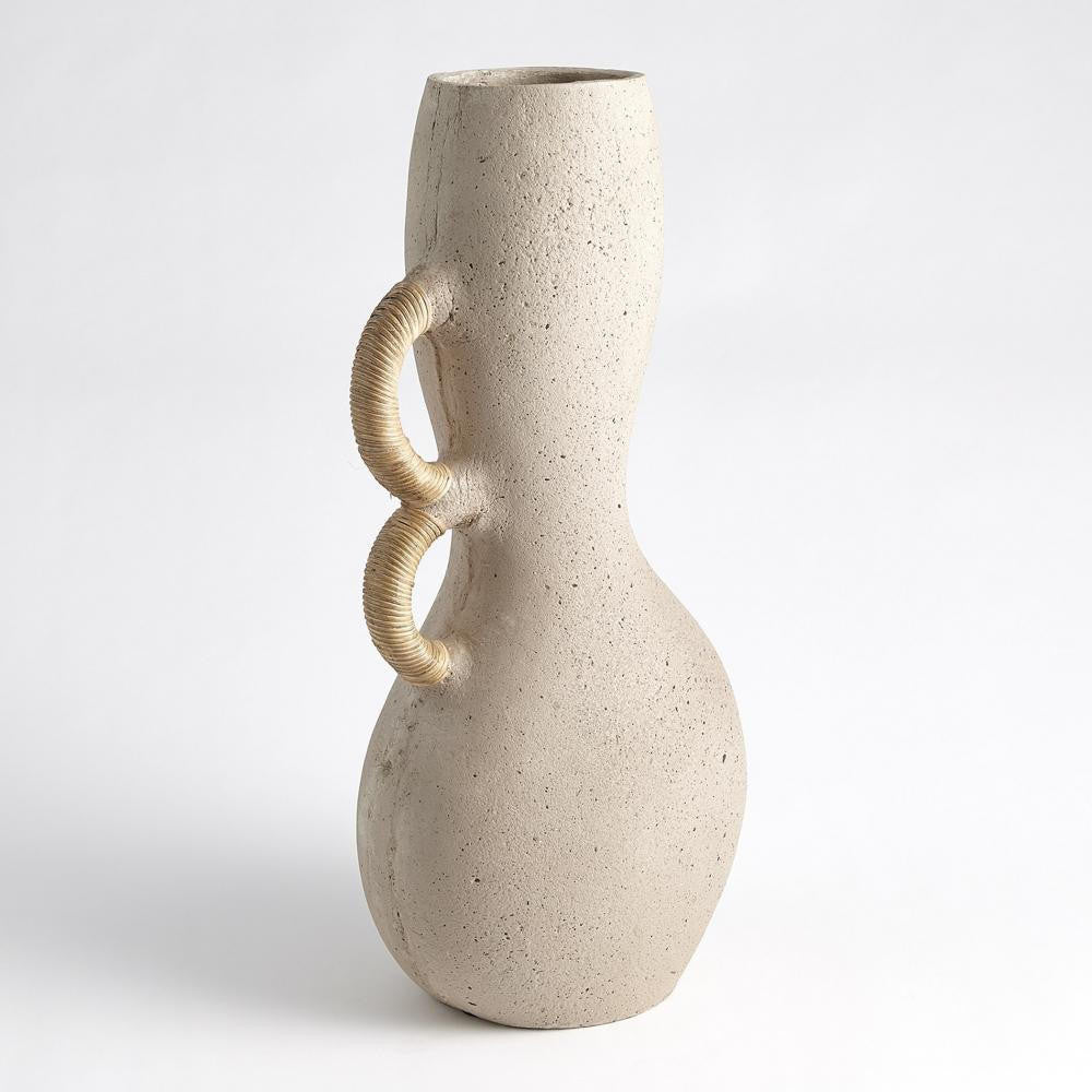 Global Views Hourglass Sandstone Vase