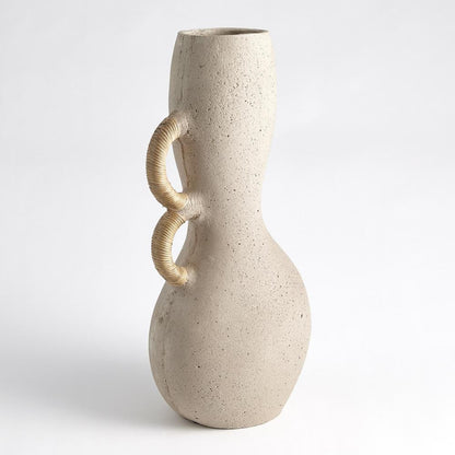 Global Views Hourglass Sandstone Vase