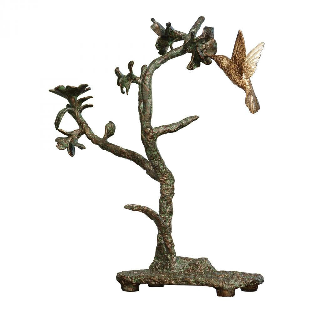 Global Views Hummingbird Verdi Sculpture