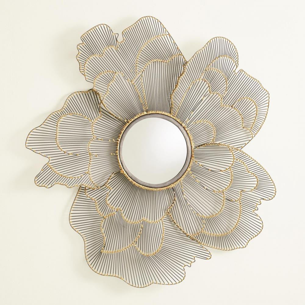 Global Views Iron Poppy Mirror
