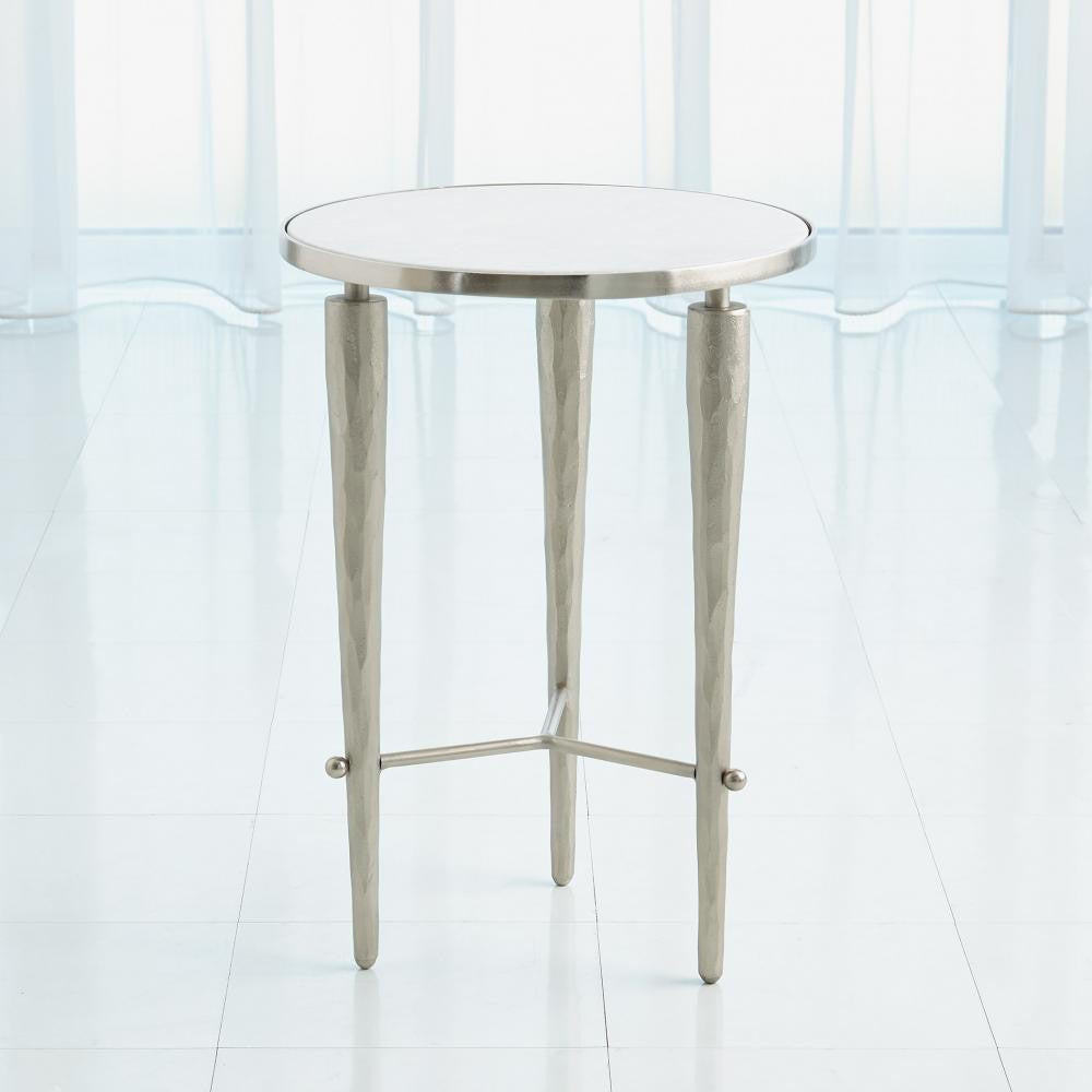 Global Views Jasper Nickel Accent Table