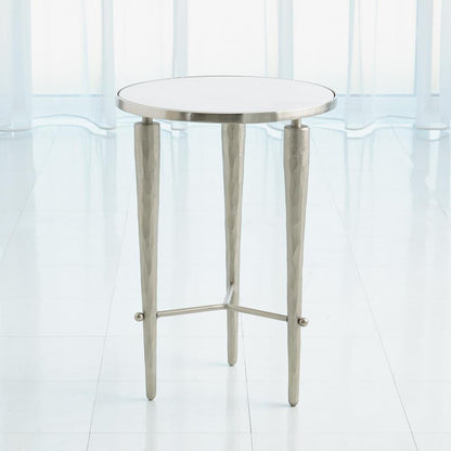 Global Views Jasper Nickel Accent Table