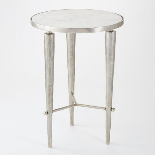 Global Views Jasper Nickel Accent Table