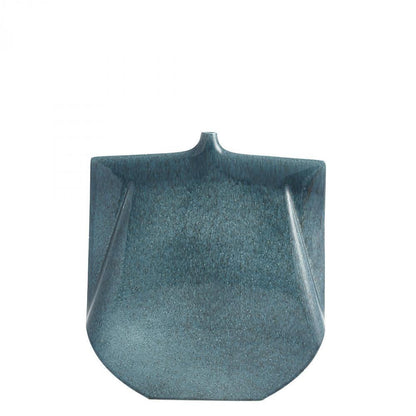 Global Views Kimono Wide Teal Vase