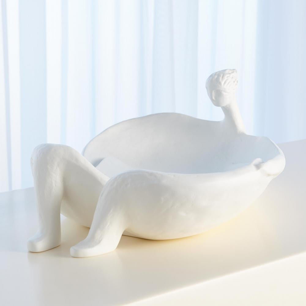 Global Views La Femme Baignoire White Sculpture
