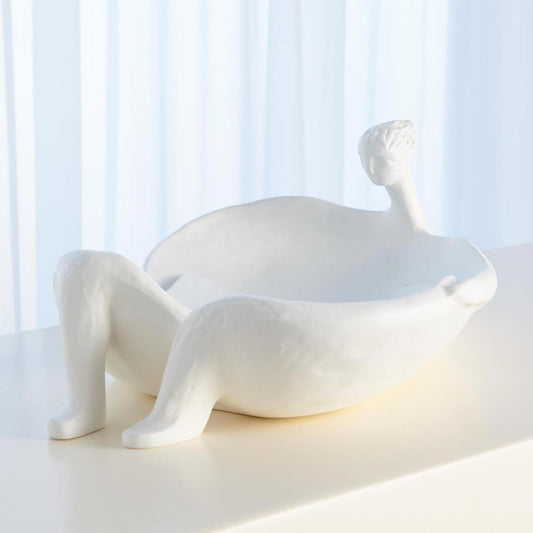 Global Views La Femme Baignoire White Sculpture
