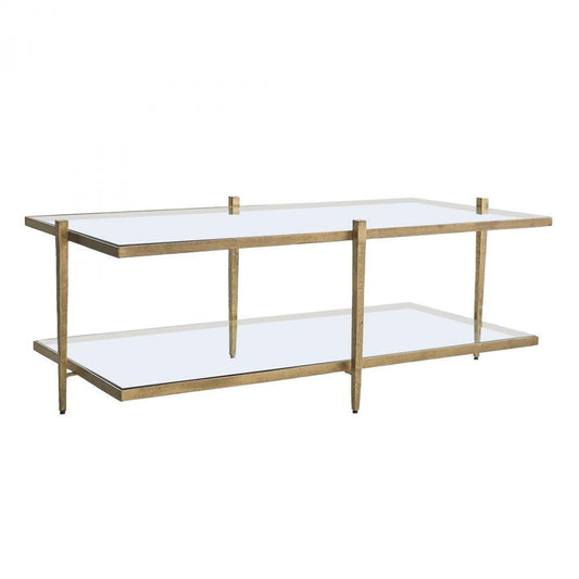 Global Views Laforge Antique Gold Cocktail Table