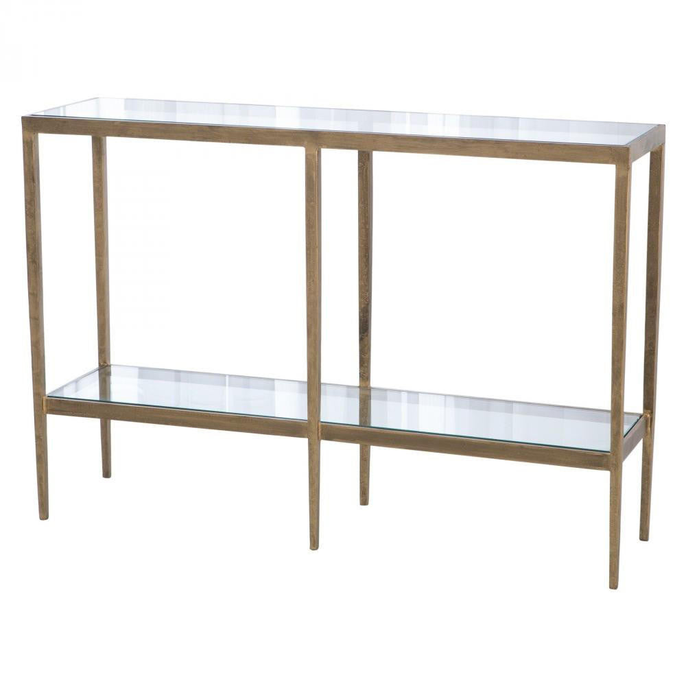 Global Views Laforge Antique Gold Console