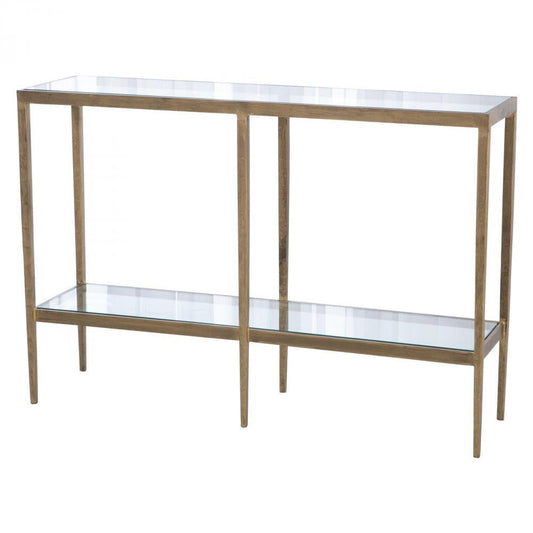 Global Views Laforge Antique Gold Console