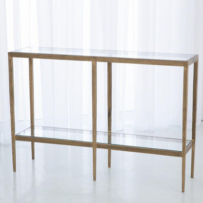 Global Views Laforge Antique Gold Console