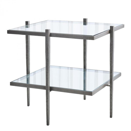 Global Views Laforge Natural Iron End Table