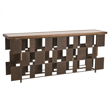 Global Views Layered Bronze Gold Console