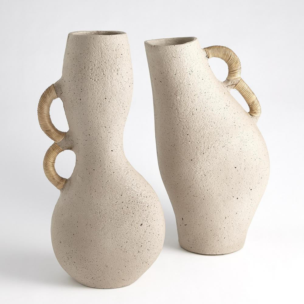Global Views Leaning Sandstone Vase