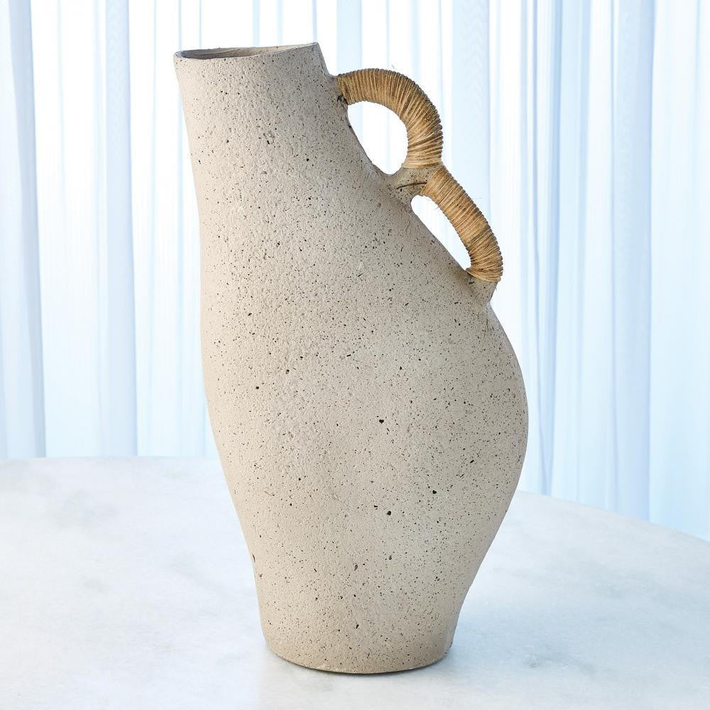Global Views Leaning Sandstone Vase