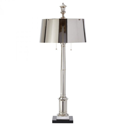 Global Views Library Nickel Table Lamp