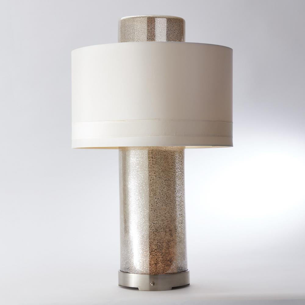 Global Views Lighthouse Antiqued Mercury Glass Table Lamp