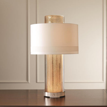 Global Views Lighthouse Antiqued Mercury Glass Table Lamp