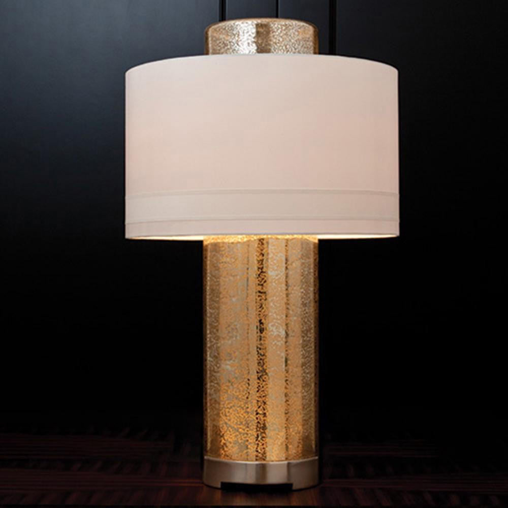 Global Views Lighthouse Antiqued Mercury Glass Table Lamp