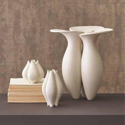 Global Views Lily Pad Reactive Glaze Vase