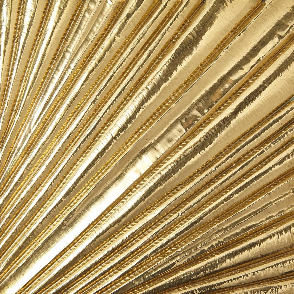 Global Views Linenfold Brass Cabinet