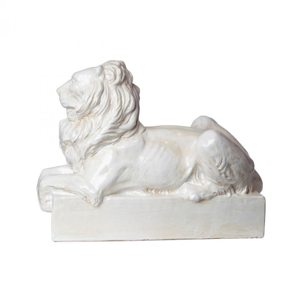 Global Views Lion Ceramic Sculpture