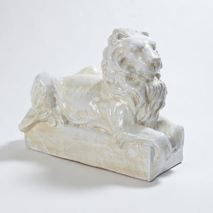 Global Views Lion Ceramic Sculpture