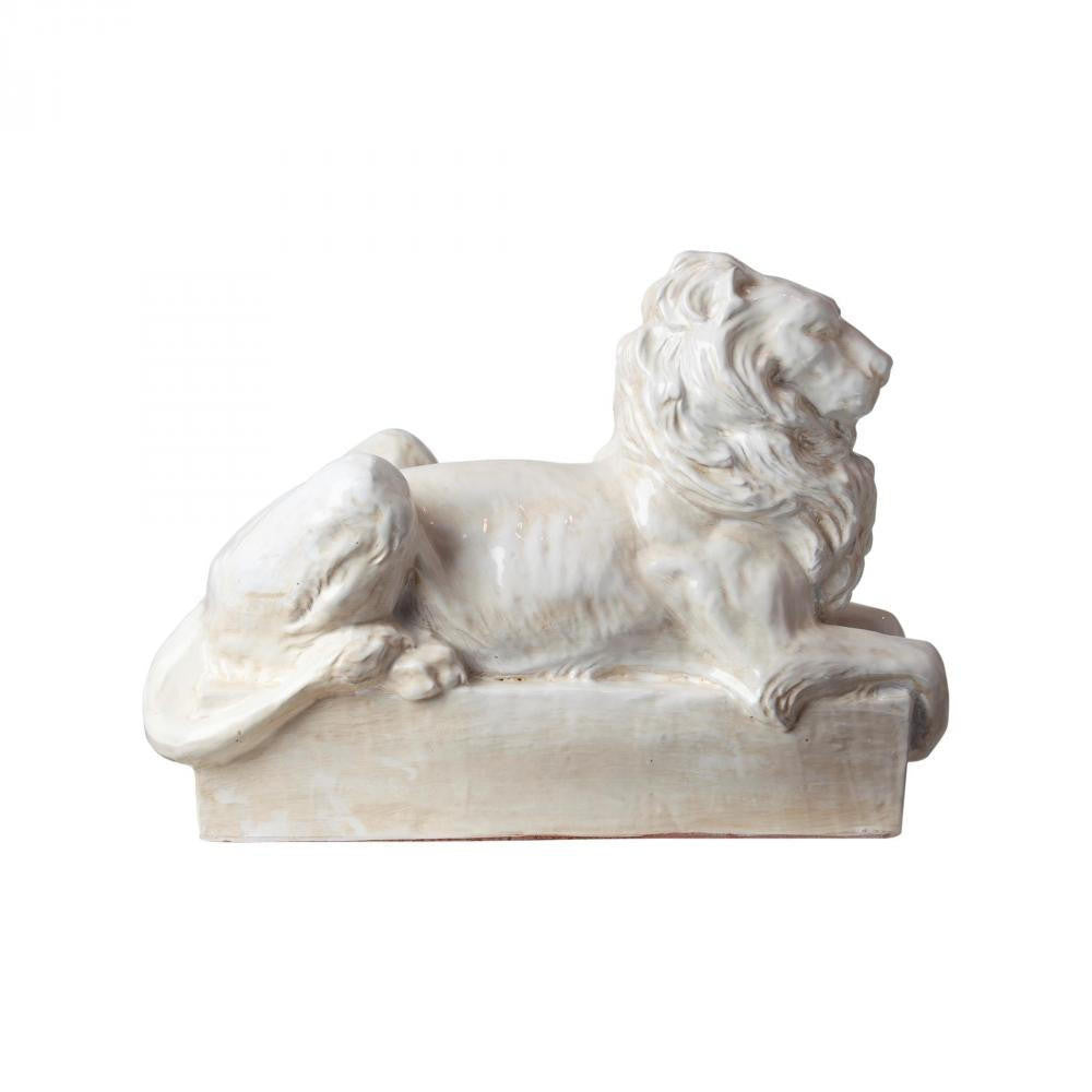 Global Views Lion Ceramic Sculpture