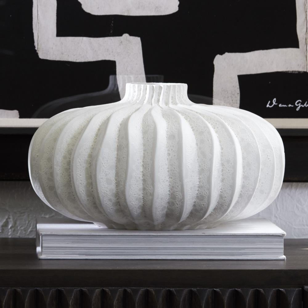 Global Views Lithos Squat Vase