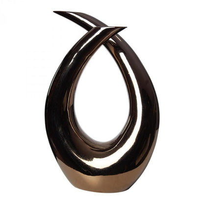 Global Views Loop Sculpture Bronze