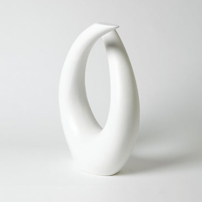 Global Views Loop Matte White Sculpture