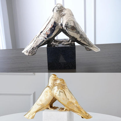 Global Views Love Doves Brass Sculpture